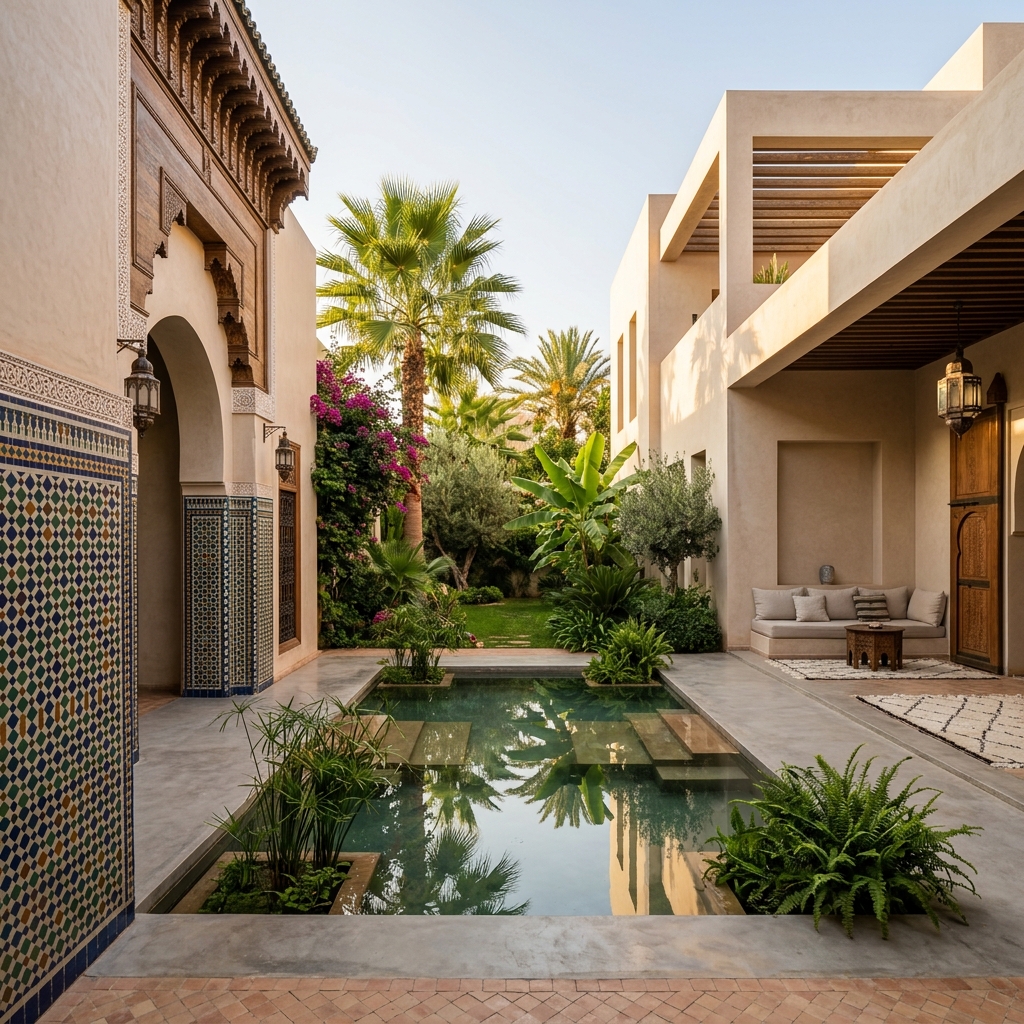 Architecture Marocaine Contemporaine : Luxe Moderne et Artisanat Traditionnel